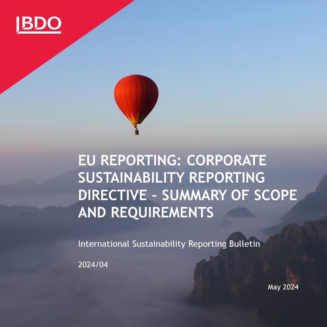 IFRS And Corporate Reporting - BDO