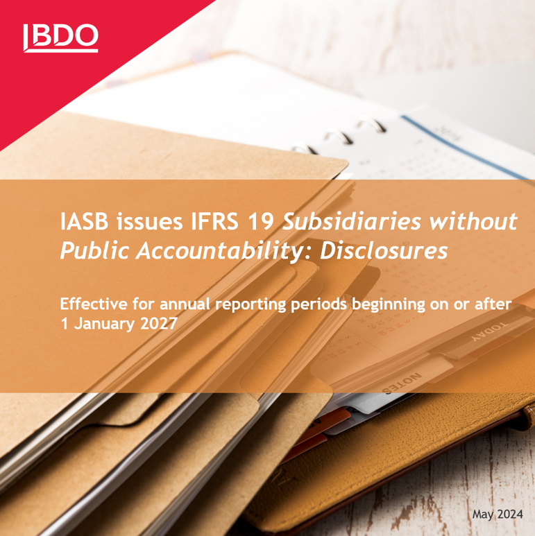 IFRS And Corporate Reporting - BDO