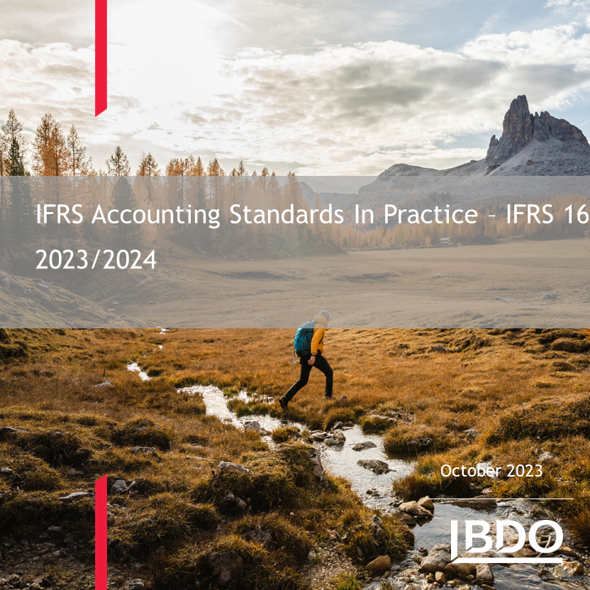 IFRS Accounting Standards In Practice - IFRS 16 2023/2024 - BDO