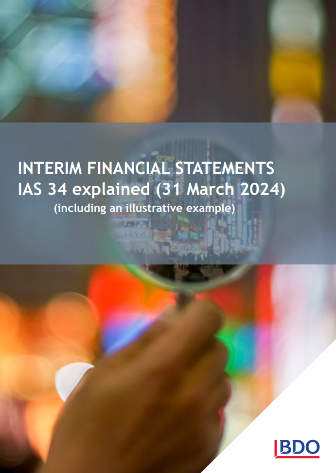 IFRS Illustrative Interim Financial Statements (March 2024) - BDO